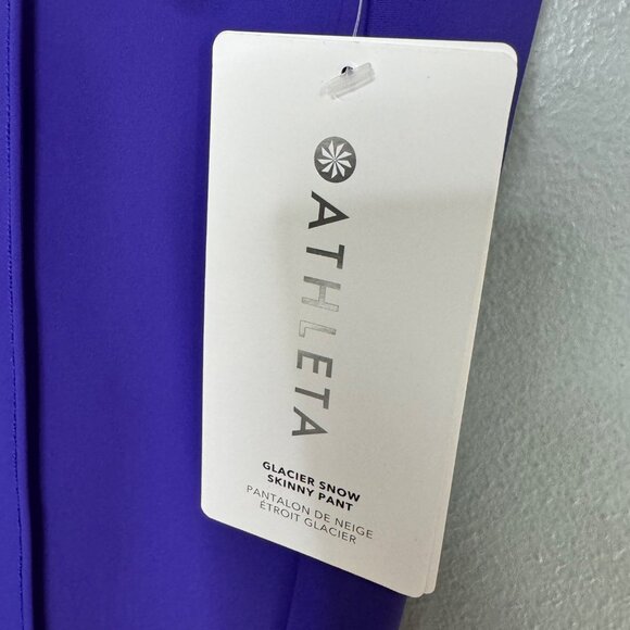 ATHLETA glacier snow skinny pants in noble blue size 4T Tall - Picture 5 of 8